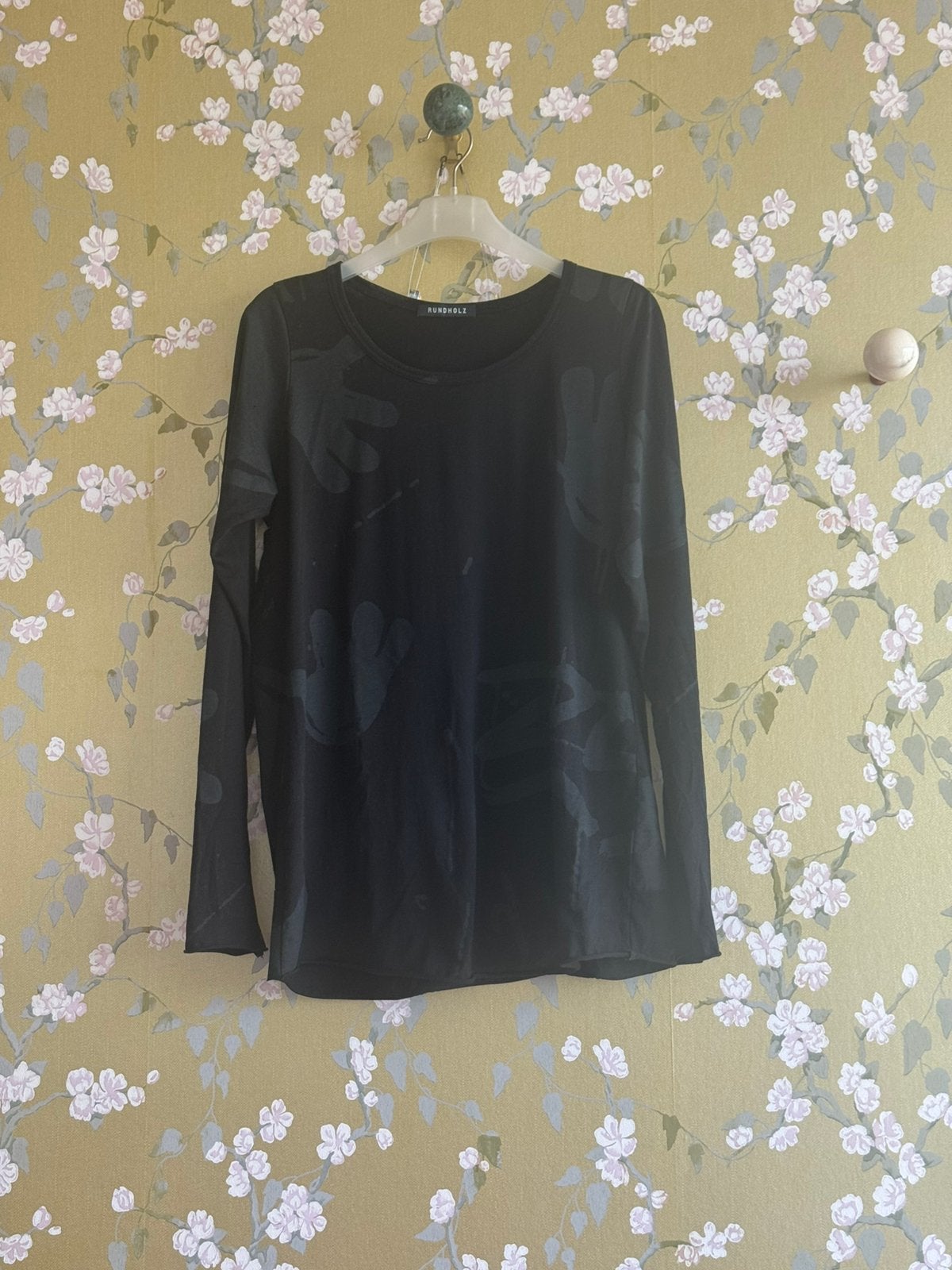 Rundholz Mainline Shirt Black print maat Large, Verzenden, Zwart, Maat 42/44 (L), Zo goed als nieuw
