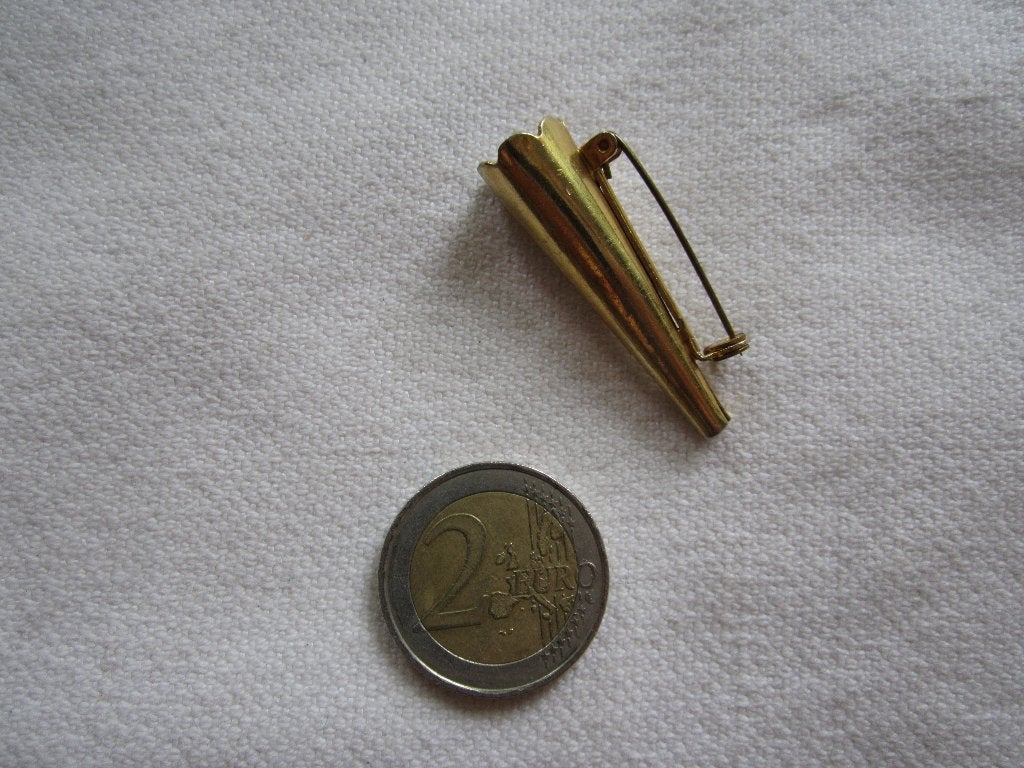 33.  Oude broche, corsagehouder, Ophalen, Overige materialen, Broche