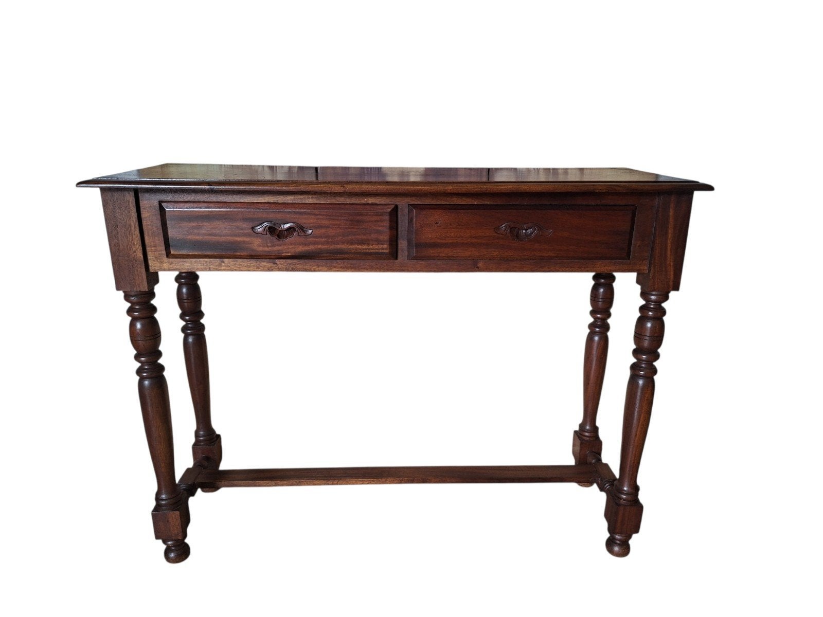 Klassiek mahoniehouten sidetable, wandtafel, haltafel