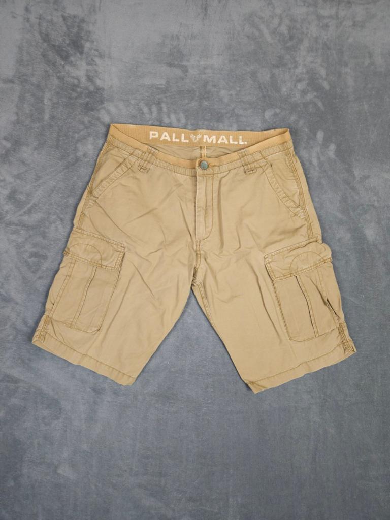 Pme Legend Korte Broek Cargo W33 Beige Katoen Pall Mall Jean, Maat 52/54 (L), Verzenden, ., Beige