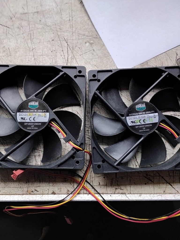 2 ventilatoren pc, Ophalen of Verzenden, Luchtkoeling