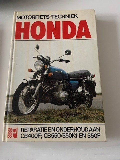 werkplaatshandboek HONDA CB400F en CB550F en K; 17,95 euro, Ophalen of Verzenden, Honda