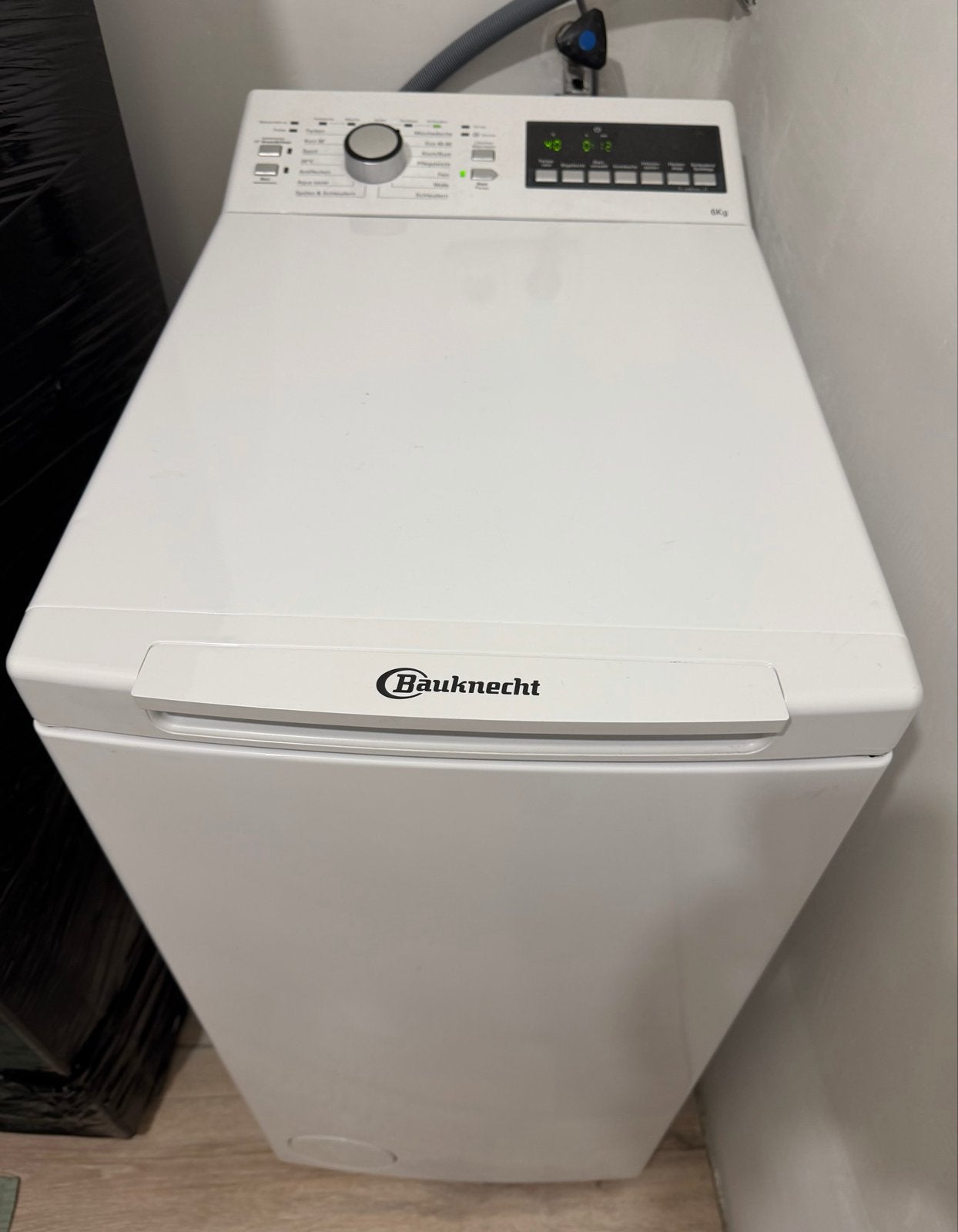Bauknecht Bovenlader Wasmachine - 6 kg inhoud, Witgoed en Apparatuur, Ophalen, Gebruikt, Bovenlader, 90 tot 95 cm