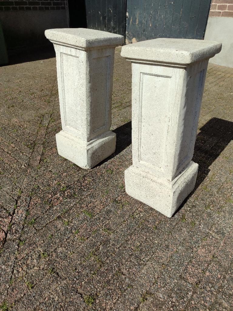 Pilaren van beton 21x21x55, Tuin en Terras, Ophalen, Zo goed als nieuw, Beton, Overige typen