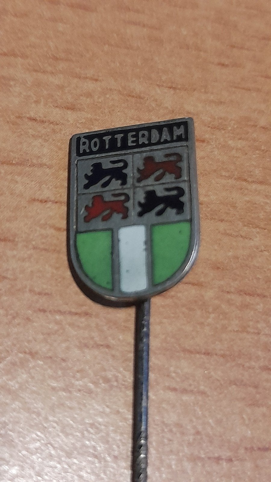 Vintage Rotterdam Speldje - Wapen van Rotterdam, Verzenden, Gebruikt
