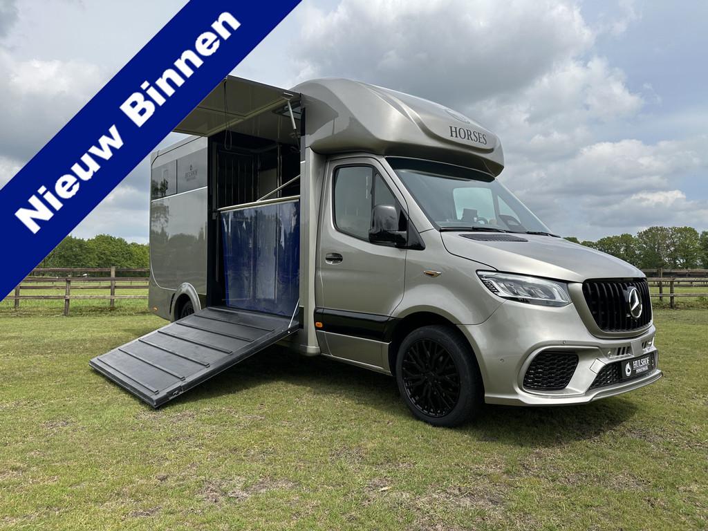 Mercedes-Benz Sprinter 317 AMG XXL 2-paards paardenvrachtwag, Dieren en Toebehoren, Paarden en Pony's | Trailers en Aanhangwagens