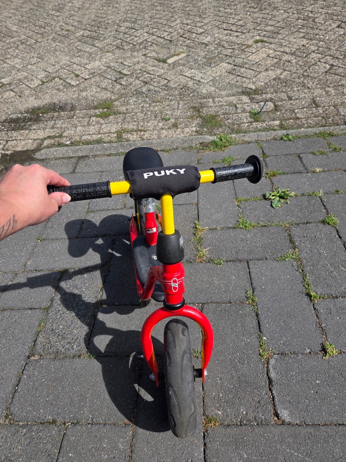 Puky loopfiets rood/geel, Fietsen en Brommers, Fietsen | Kinderfietsjes, Ophalen, Gebruikt, Minder dan 16 inch, Puky