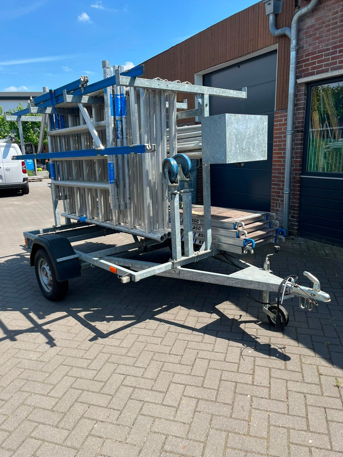 Stijgeraanhanger, Ophalen