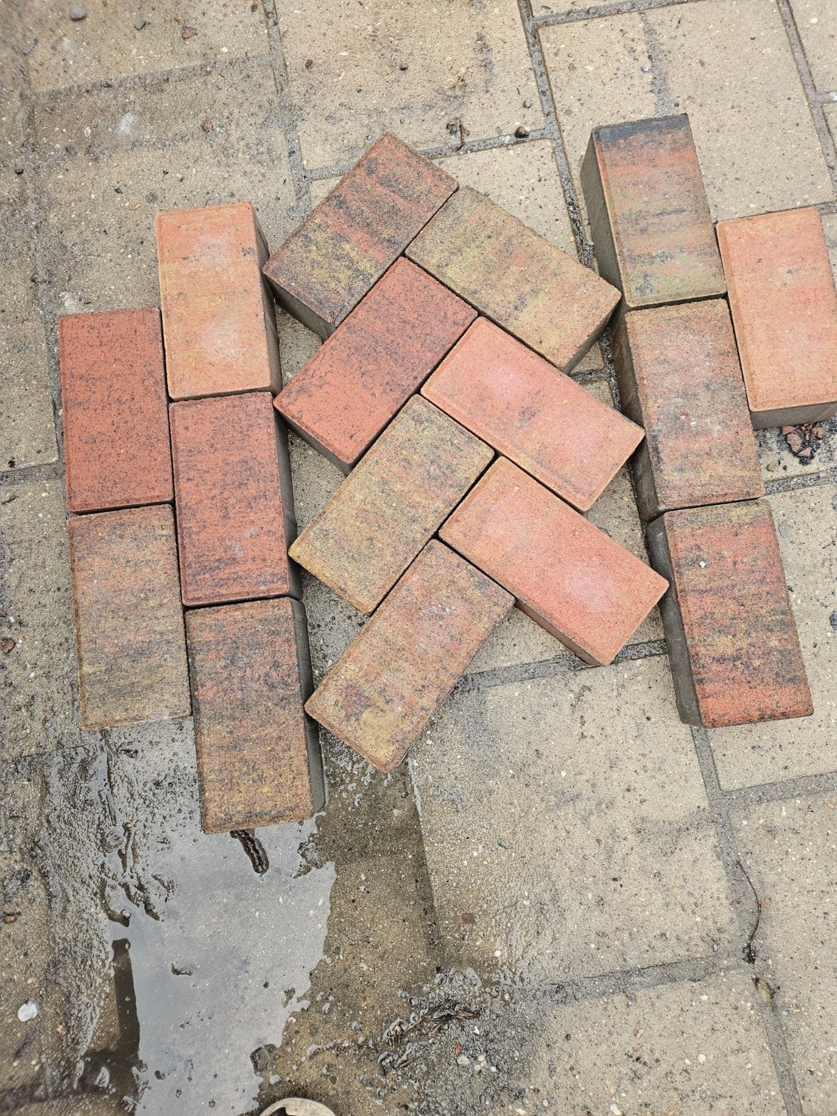 betonklinker 7cm bont, Ophalen of Verzenden, Nieuw, Beton, Klinkers