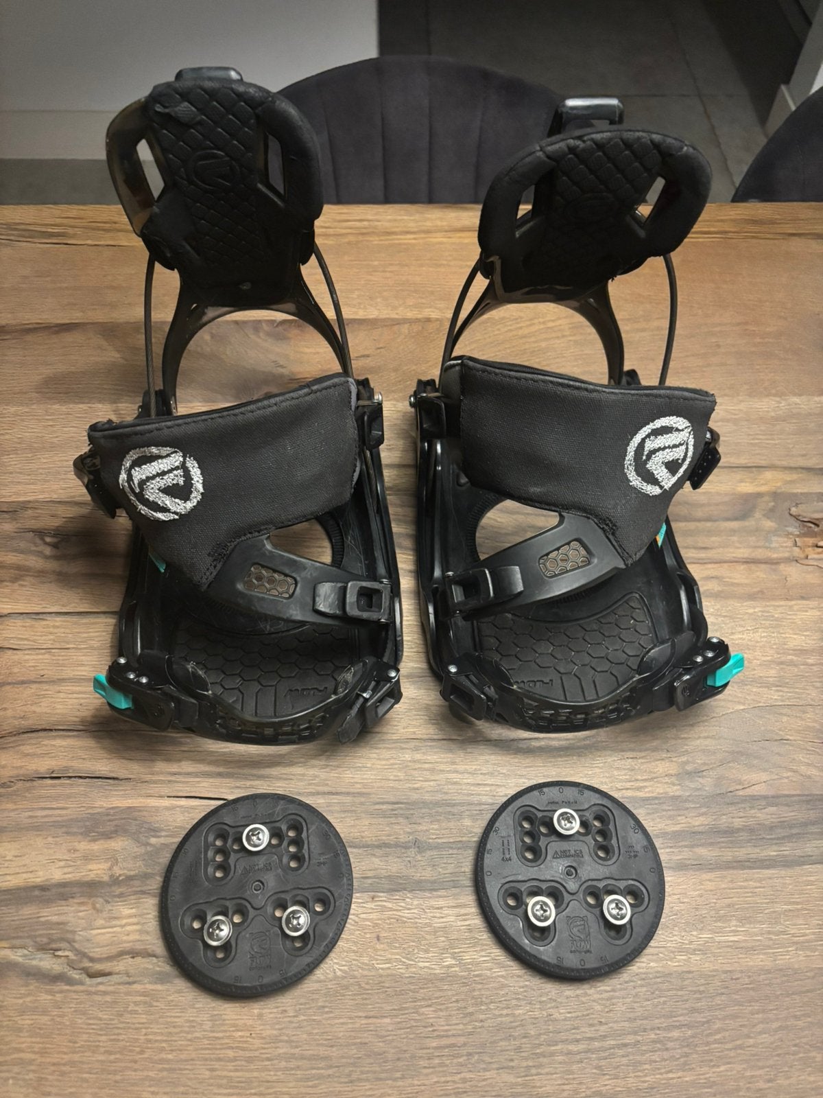 Flow Hybride Snowboard Bindingen maat XL ( 44 - 49.5 ), Sport en Fitness, Ophalen of Verzenden, Gebruikt, Bindingen