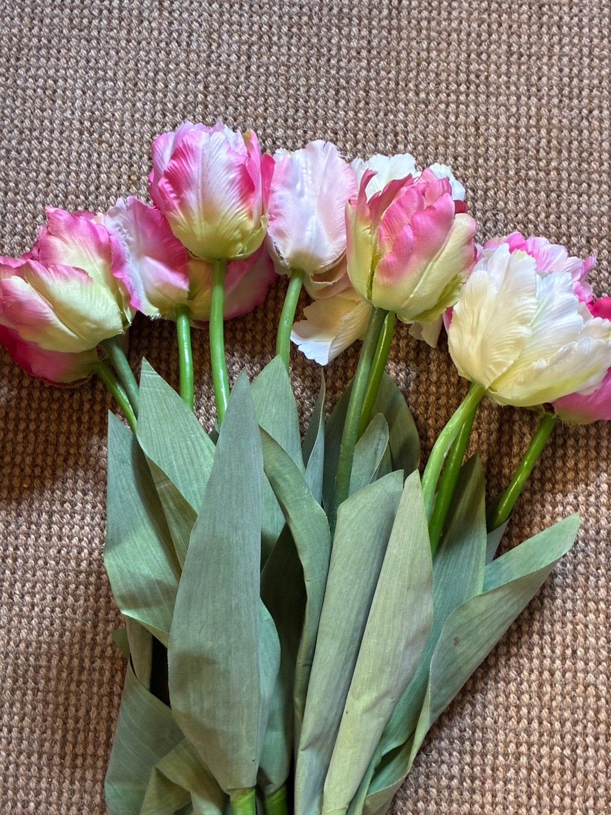 tulpen mix in roze, Ophalen of Verzenden, Zo goed als nieuw