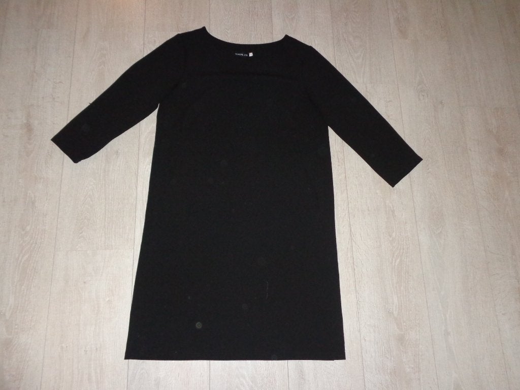 zwart net jurkje van Typical Jill, maat 1/S, Kleding | Dames, Zwart, Ophalen of Verzenden, Maat 36 (S), Gedragen