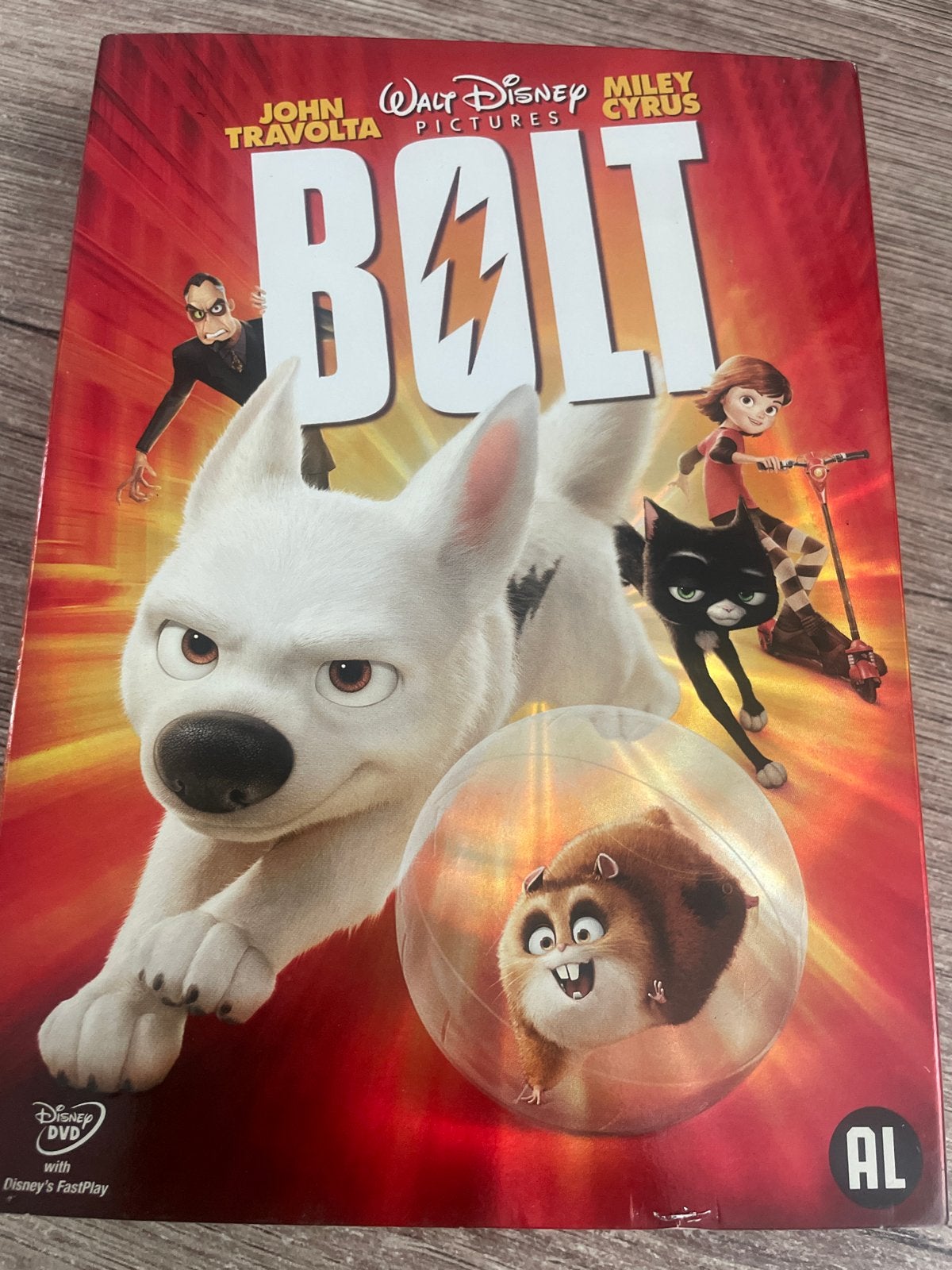 Bolt Disney DVD - Avontuurlijke animatiefilm, Bonusmateriaal, Animatie, Nederlands, Zo goed als nieuw
