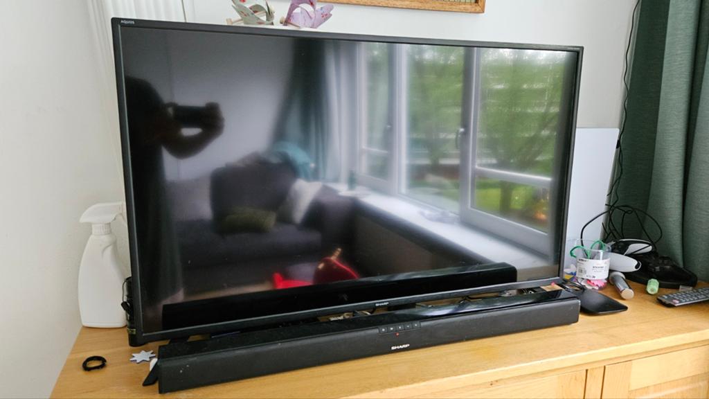 TV Sharp 40inch Smart TV, Ophalen, 50 Hz, Zo goed als nieuw, 100 cm of meer