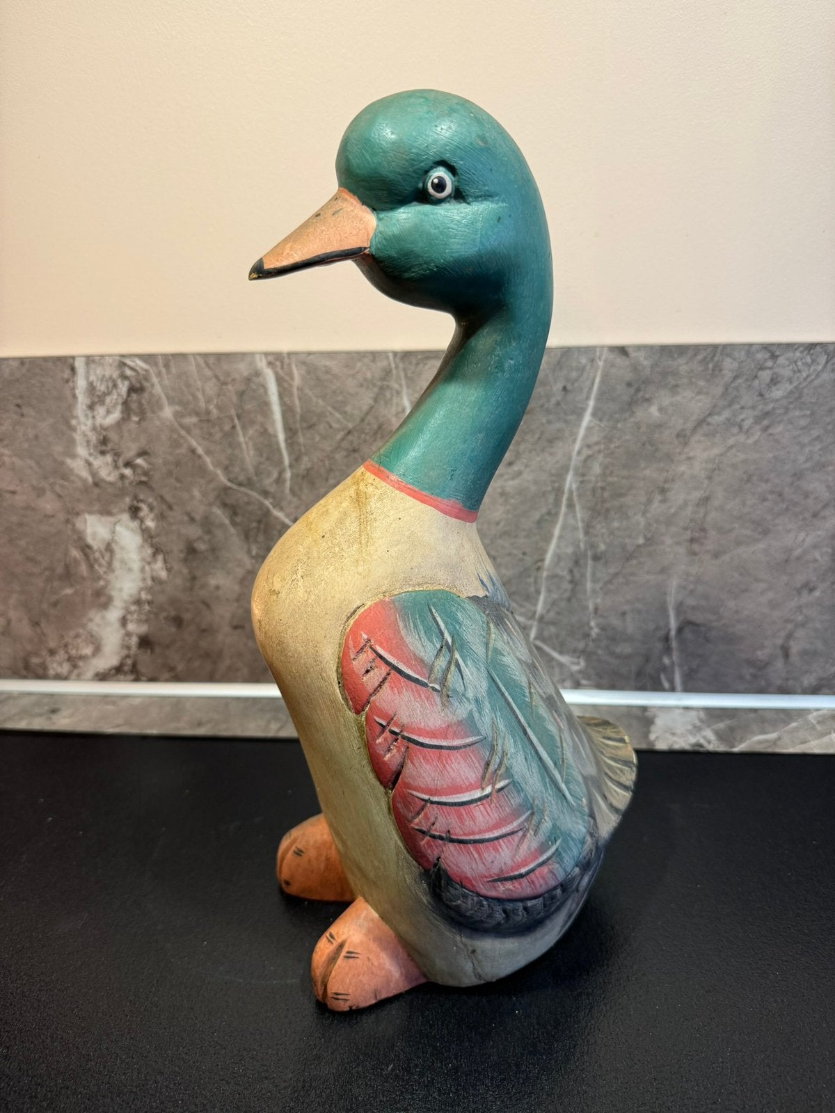 Houten eend  jaren 70, Antiek en Kunst, Ophalen of Verzenden