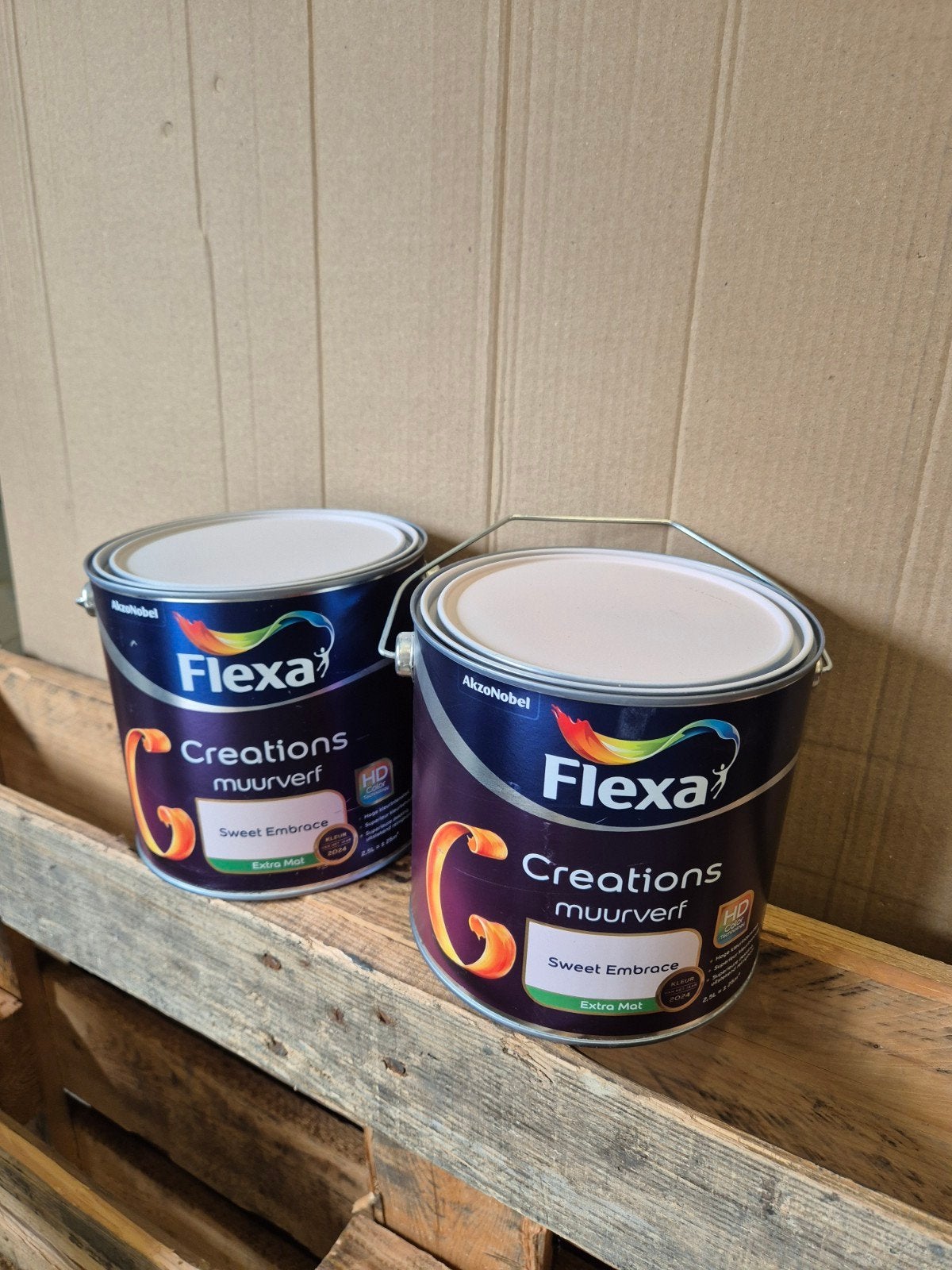 Flexa muurverf ongeopend, 5 tot 10 liter, Ophalen of Verzenden, Nieuw, Verf