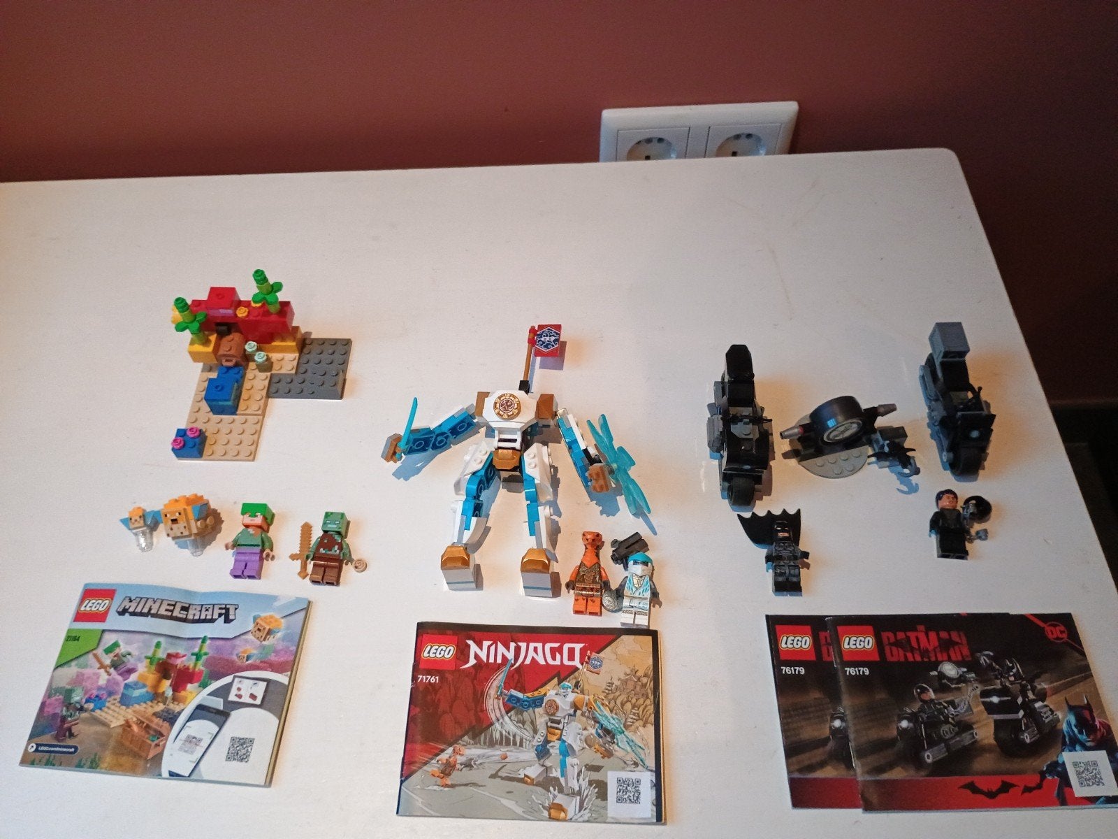 LEGO Ninjago, Minecraft en Batman sets met instructies, Ophalen of Verzenden, Zo goed als nieuw, Overige merken