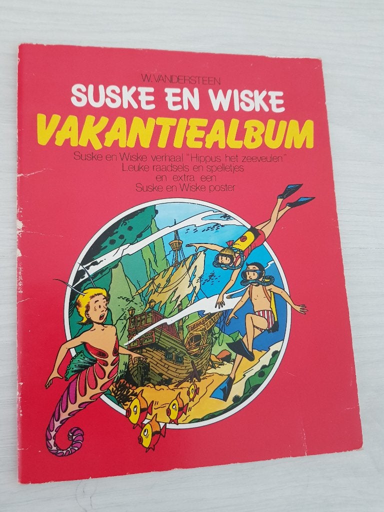 Suske en Wiske Vakantiealbum, Gelezen, Willy Vandersteen, Eén stripboek, Ophalen of Verzenden
