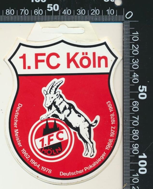 Sticker: 1 FC Koln (2), Ophalen of Verzenden, Zo goed als nieuw, Sport