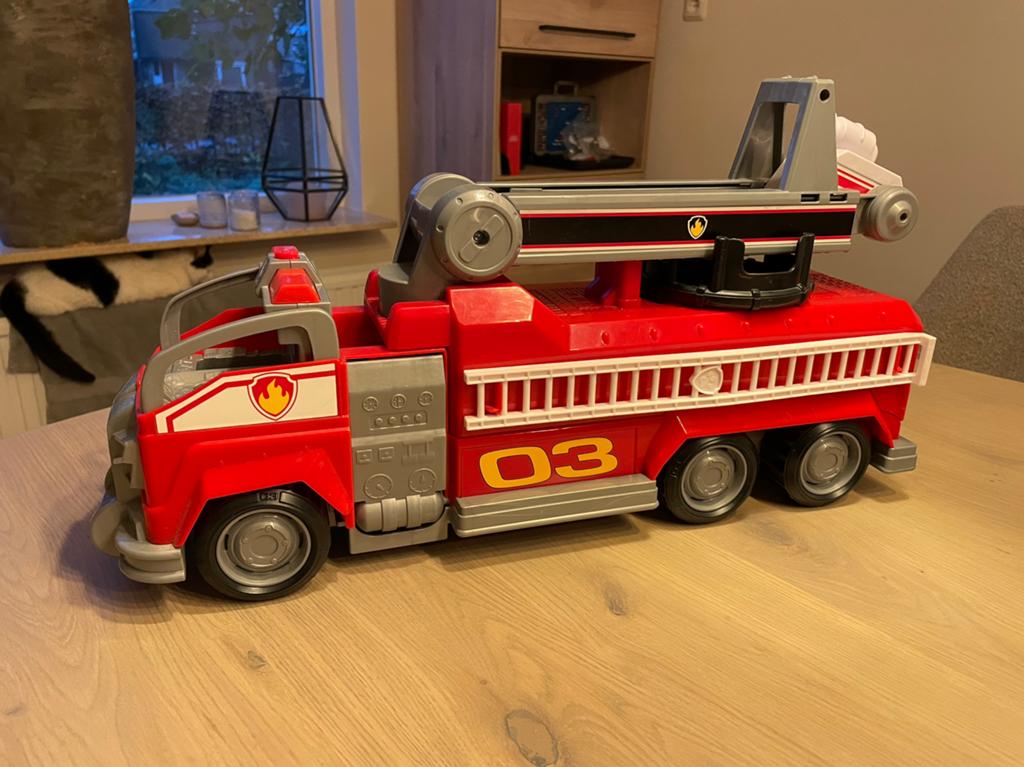 Paw patrol brandweerauto, Ophalen, Gebruikt
