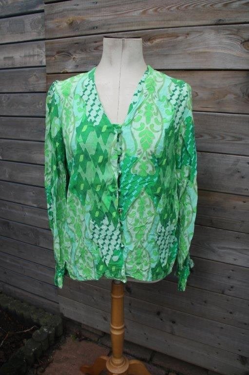 Blouse/ Vest groen Maicazz mt 44 Vaste prijs, Maat 42/44 (L), Ophalen of Verzenden, Groen, Maicazz