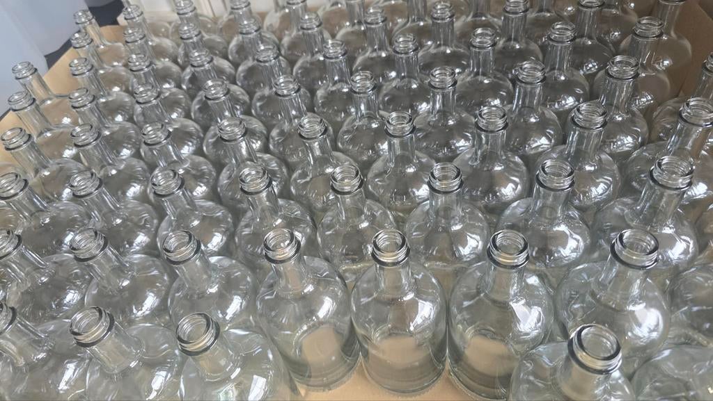 175 Flessen 50cl met Schroefdop - Ideaal voor Dranken, Ophalen, Nieuw, Glas