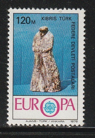 Verenigd Europa 1976 - Turks Cyprus -Keramiek - de Denker, Ophalen, Postfris, Overige thema's
