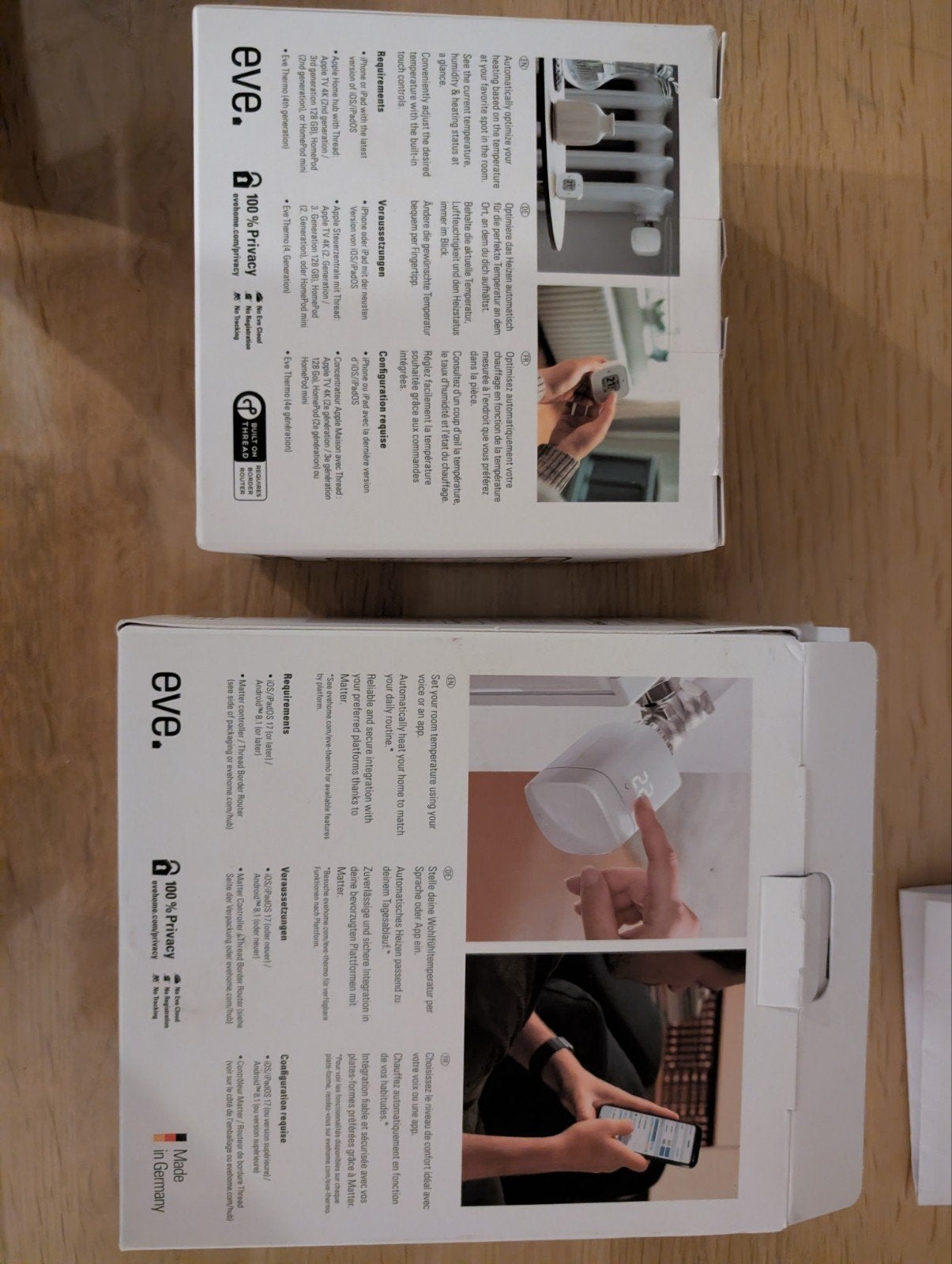 Eve Thermo slimme thermostaat knop en control sensor, Ophalen of Verzenden, Slimme thermostaat, Zo goed als nieuw
