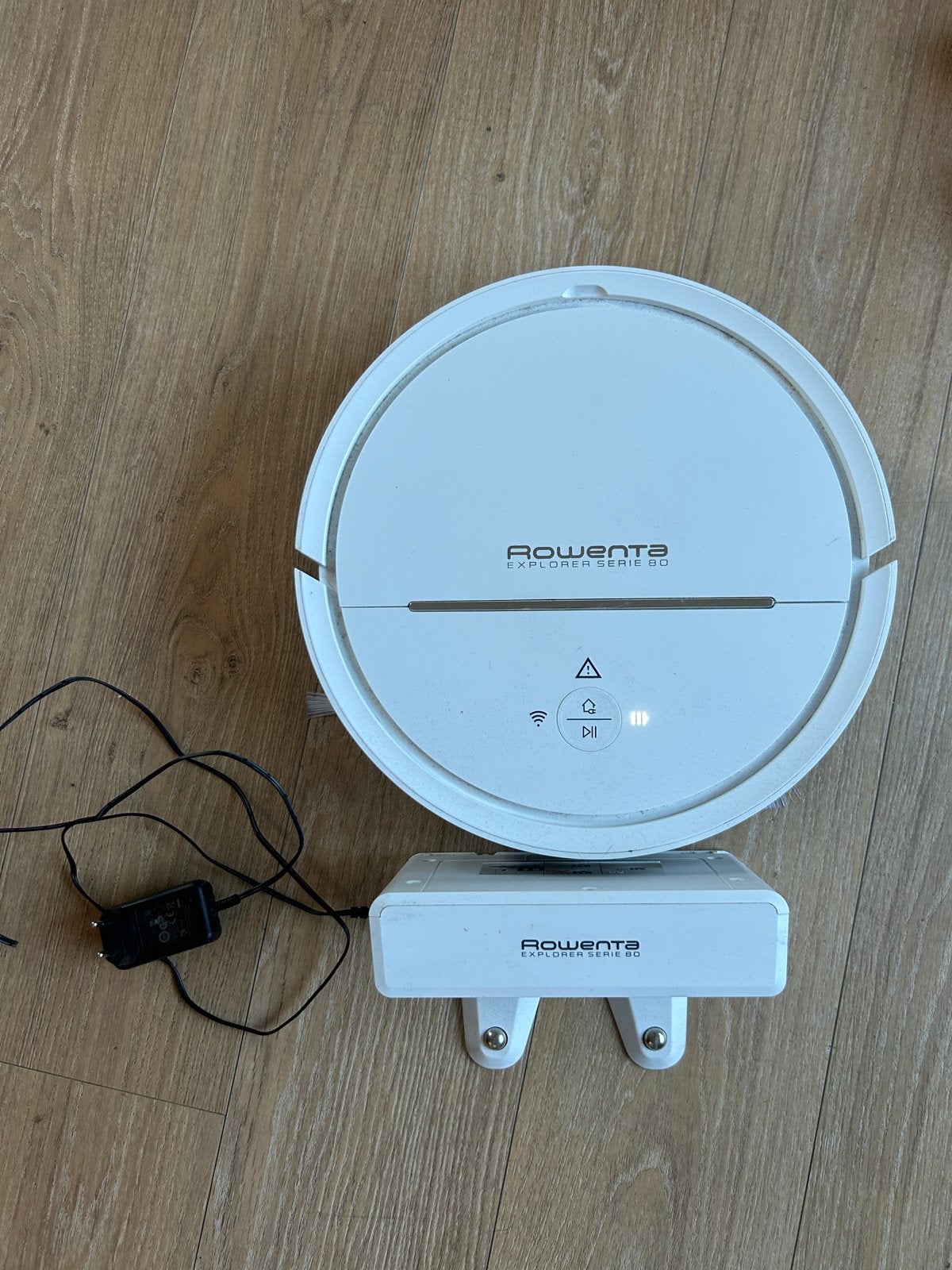 Rowenta Explorer Serie 80 Robotstofzuiger, Witgoed en Apparatuur, Gebruikt, Robotstofzuiger, Geschikt voor harde vloeren, Reservoir