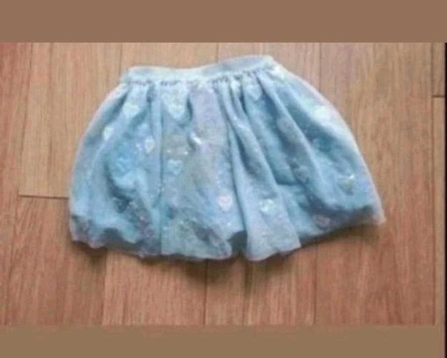 Kinder rok met glitters hartjes, Ophalen of Verzenden, Zo goed als nieuw, Meisje, Jurk of Rok