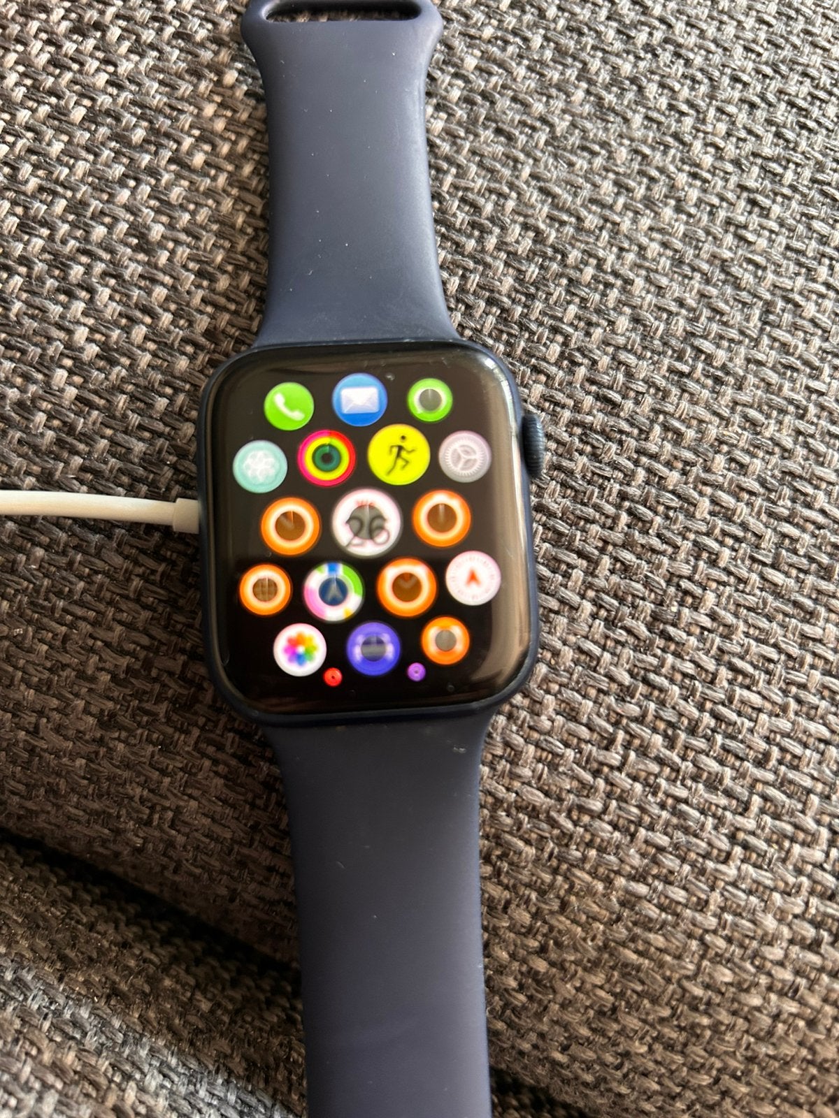 Apple Watch Series 6-Blauw (45mm), Gebruikt, Blauw, IOS, Ophalen of Verzenden