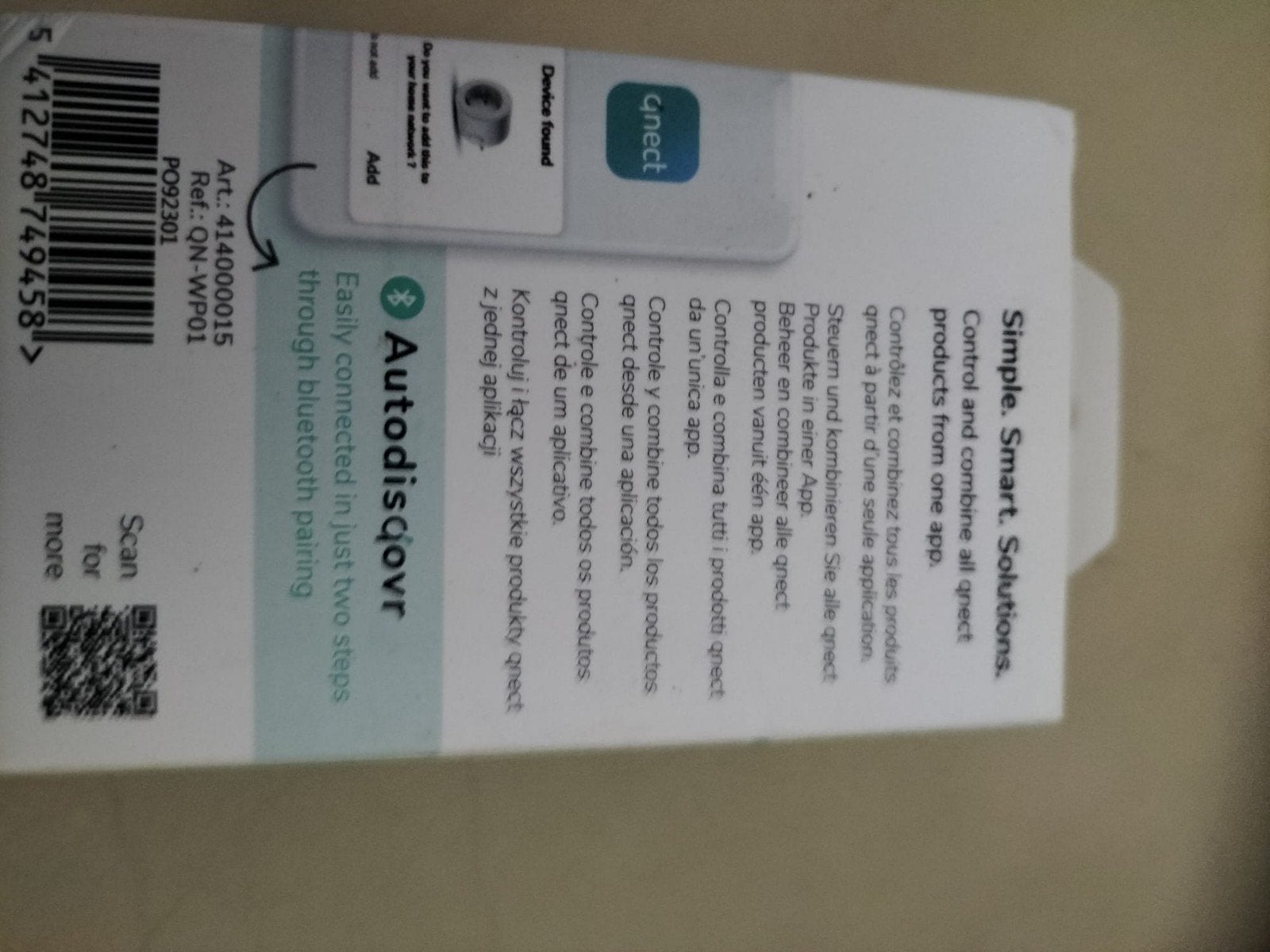 Qnect Wi-Fi Smart Plug - Slimme Stekker 16A, Ophalen of Verzenden, Nieuw, Overige merken, Stekker