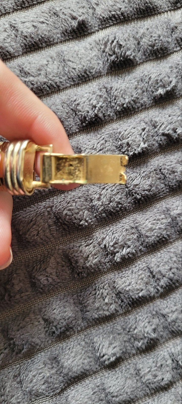 Gouden choker ketting met parel en strass, Overige materialen, Met edelsteen, Ophalen of Verzenden, Zo goed als nieuw