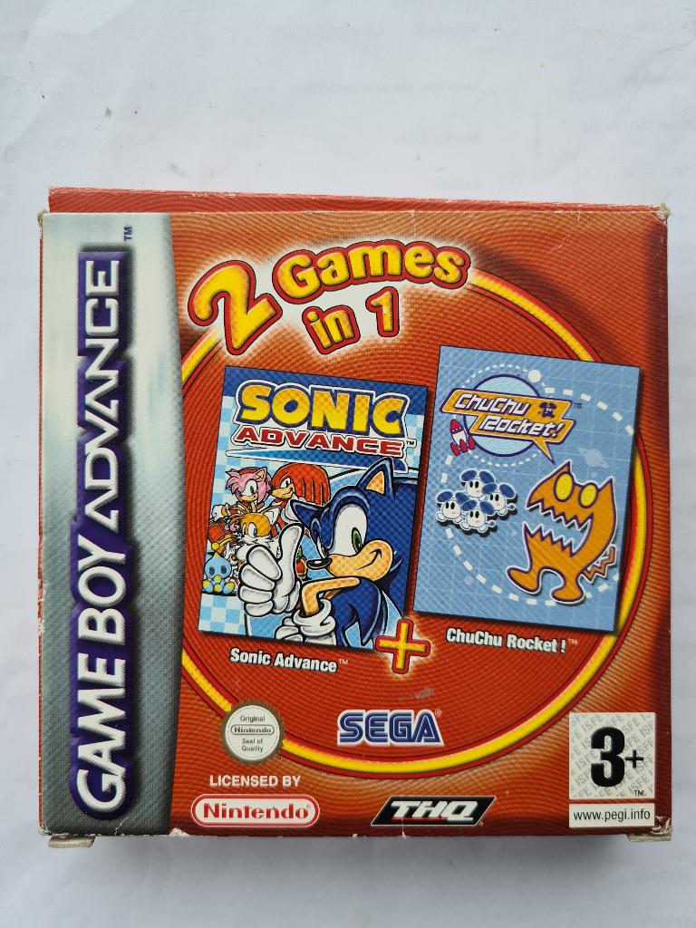 SONIC advance CHUCHU rocket, Spelcomputers en Games, Games | Nintendo Game Boy, Gebruikt, 1 speler, Racen en Vliegen, Ophalen of Verzenden