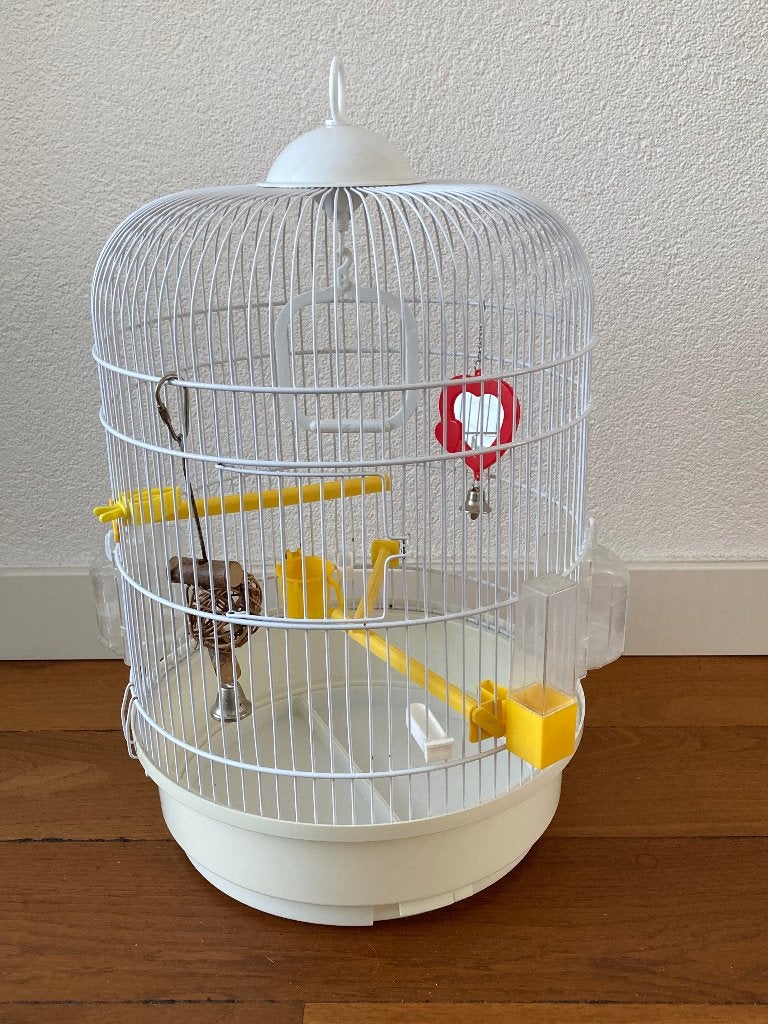 Vogelkooi Ferplast model Regina, Ophalen, Gebruikt, Metaal, Vogelkooi