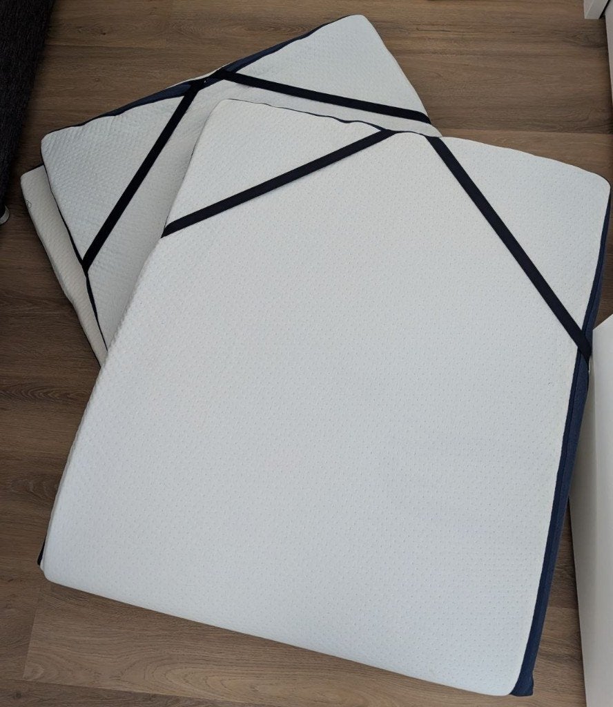 2x Matt Sleep toppers 90 x 210 cm - MOETEN WEG!, Ophalen, 90 cm, 210 cm, Tweepersoons