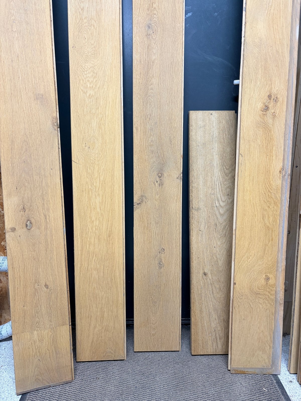 Eiken vloerdelen restant ca 3+2m2, Ophalen, Gebruikt, Vloerdelen of -planken, 10 m² of meer