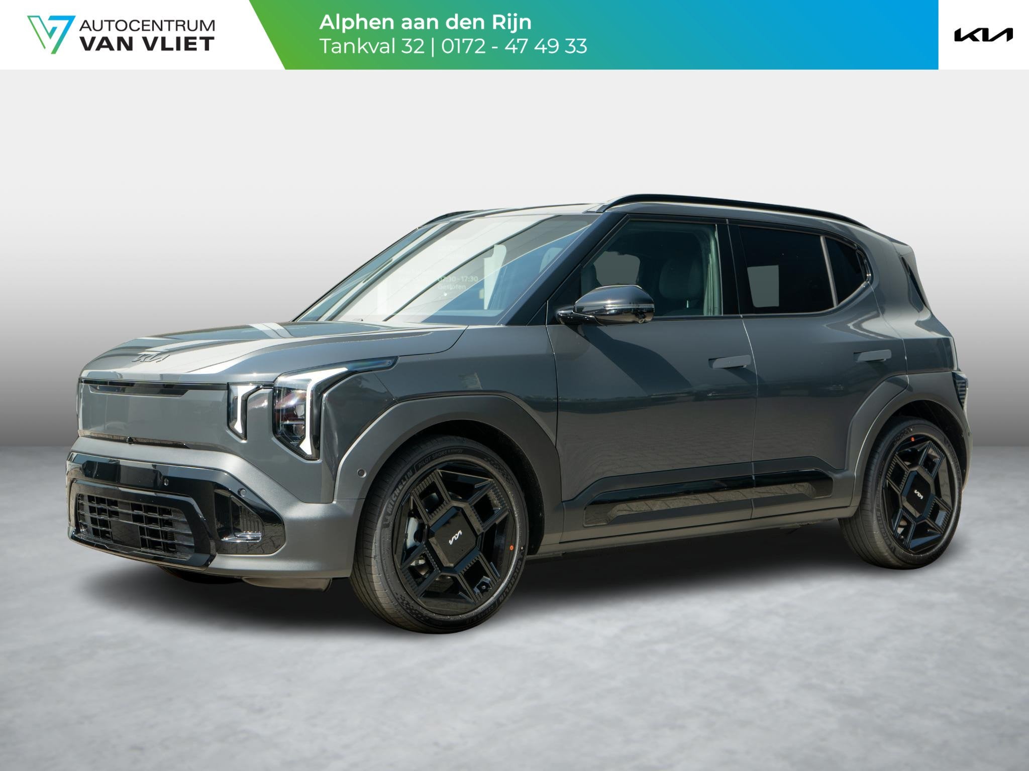 Kia EV2 Black-Line 61 kWh 4p | Stoel en stuurverwarming | St, Auto's, 136 pk, 4 stoelen, Automatische klimaatregeling, 360 min