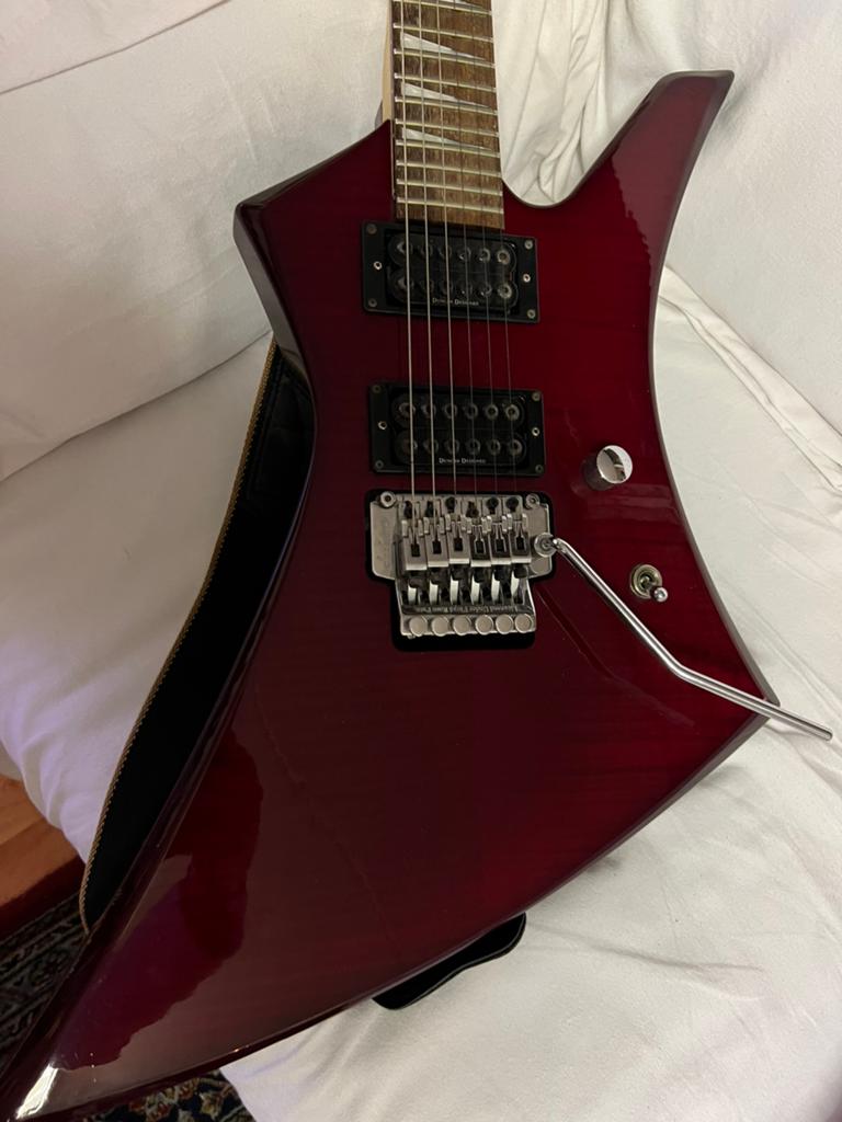 Gitaar Jackson Elektris vintage model (1998)red, Ophalen of Verzenden, Zo goed als nieuw, Solid body, Overige merken