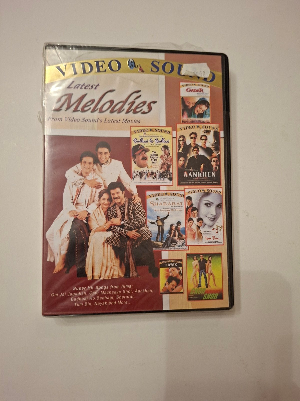 Video & Sound Latest Melodies DVD - Bollywood Hits, Alle leeftijden, Ophalen of Verzenden, Nieuw in verpakking