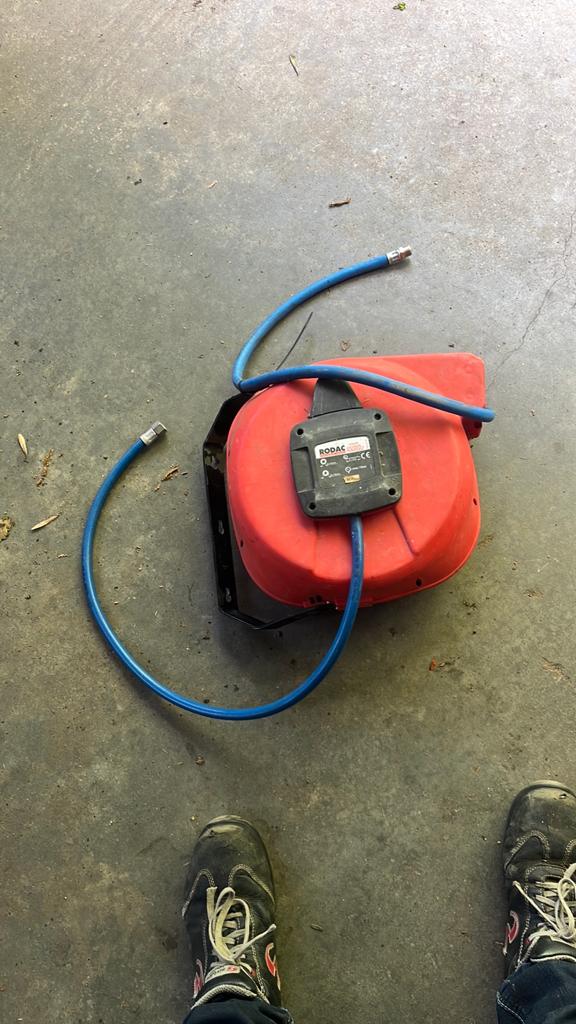 Rodac luchthaspel gebruikt, 100 liter of meer, Ophalen of Verzenden, Gebruikt, Minder dan 200 liter/min