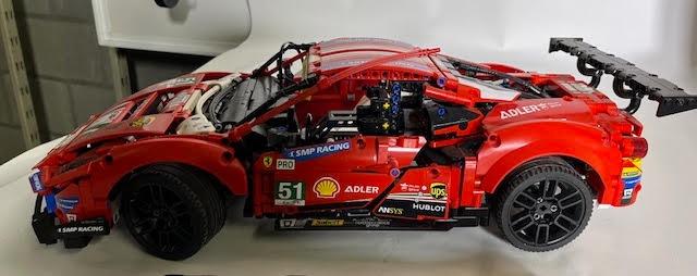 LEGO Tech. Ferrari 488 GTE AF Corse Raceauto met Handleiding, Ophalen, Gebruikt