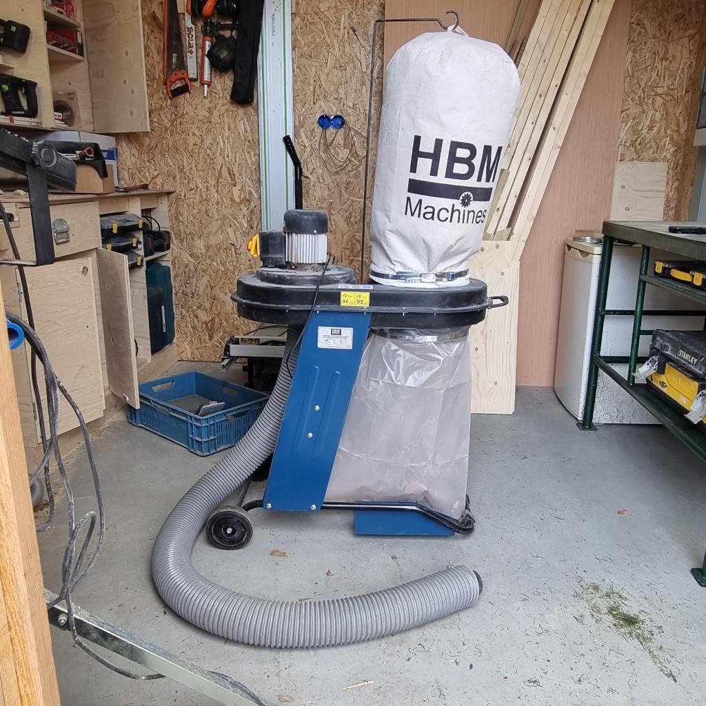 Stofzuginstallatie voor machines, Ophalen, Zo goed als nieuw