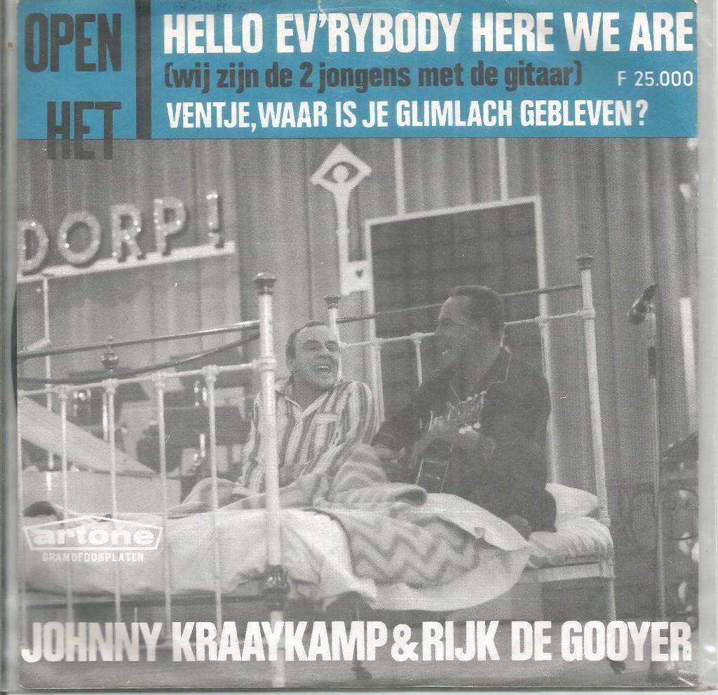 Johnny & Rijk  – Hello Ev'rybody Here We Are (1962), Gebruikt, Fotohoes, Overige formaten, Ophalen of Verzenden