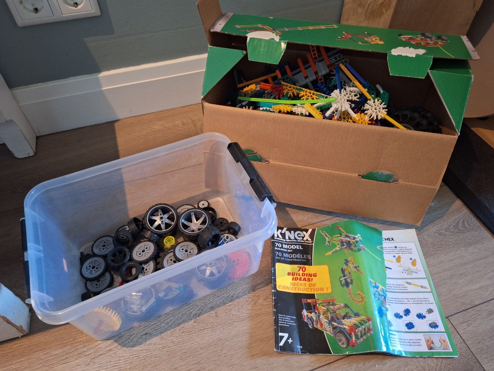 verzameling K'nex, o.a. 70 model building set, Ophalen of Verzenden, Gebruikt, K'nex