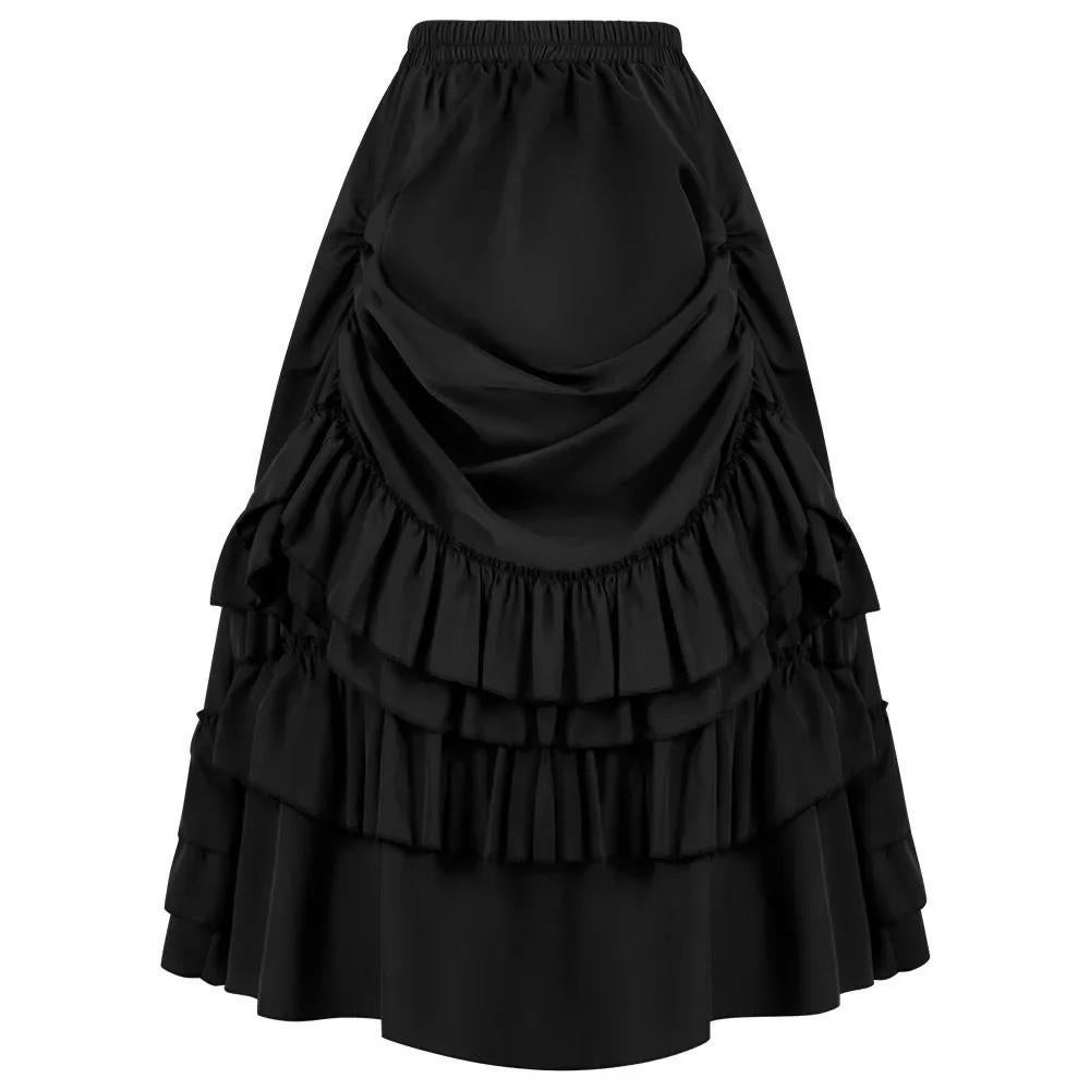 Prachtige vintage Victoriaanse rok in Steampunk stijl, Ophalen of Verzenden, Nieuw, Maat 38/40 (M), Boven de knie