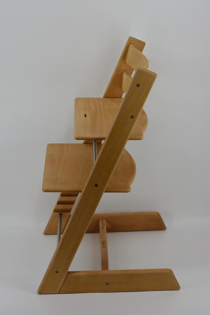 Stokke Tripp Trapp Naturel hout – Refurbished model, Verzenden, Zo goed als nieuw, Meegroeistoel, Gordel(s)
