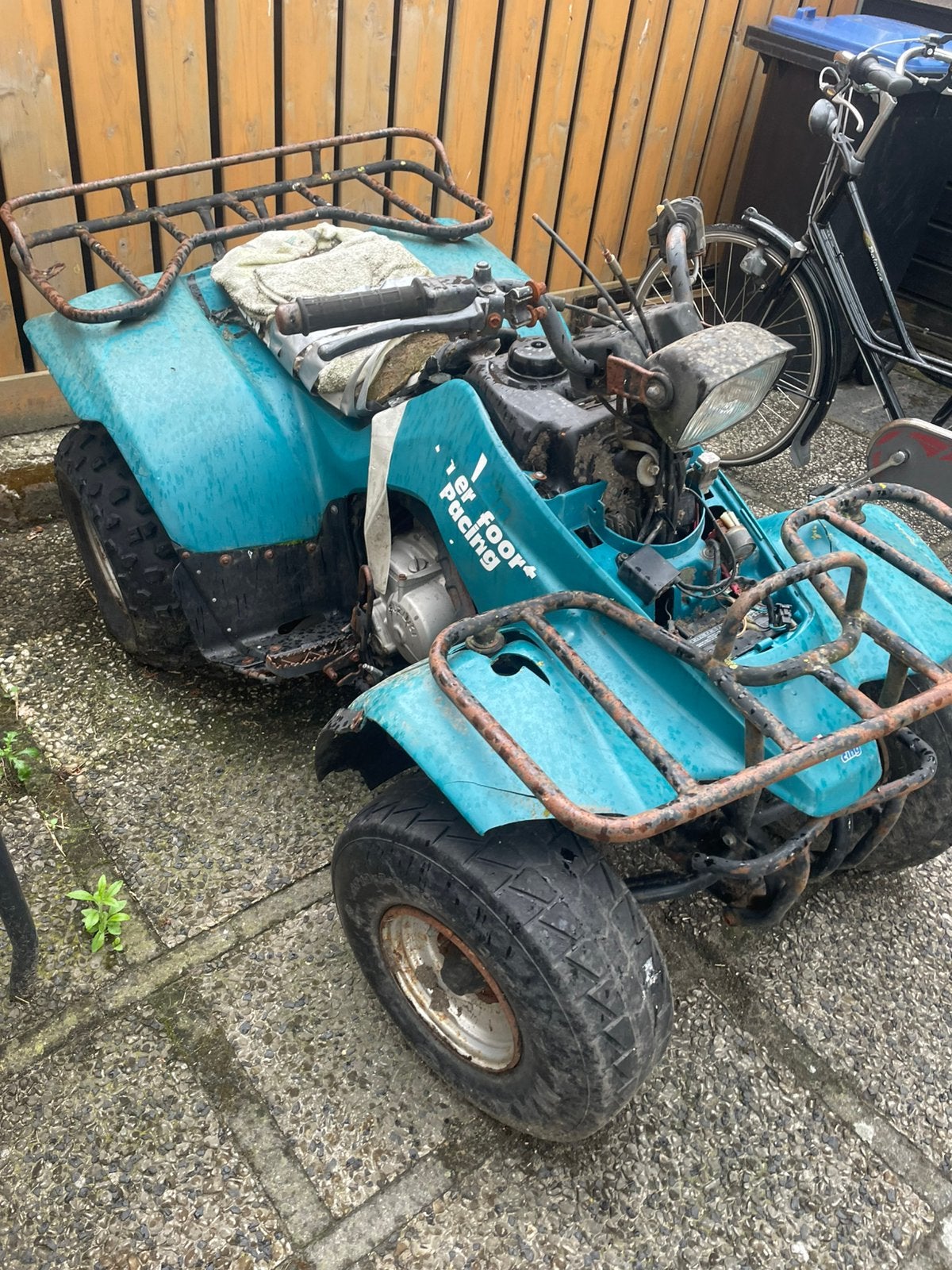 Suzuki 160 quad, Ophalen
