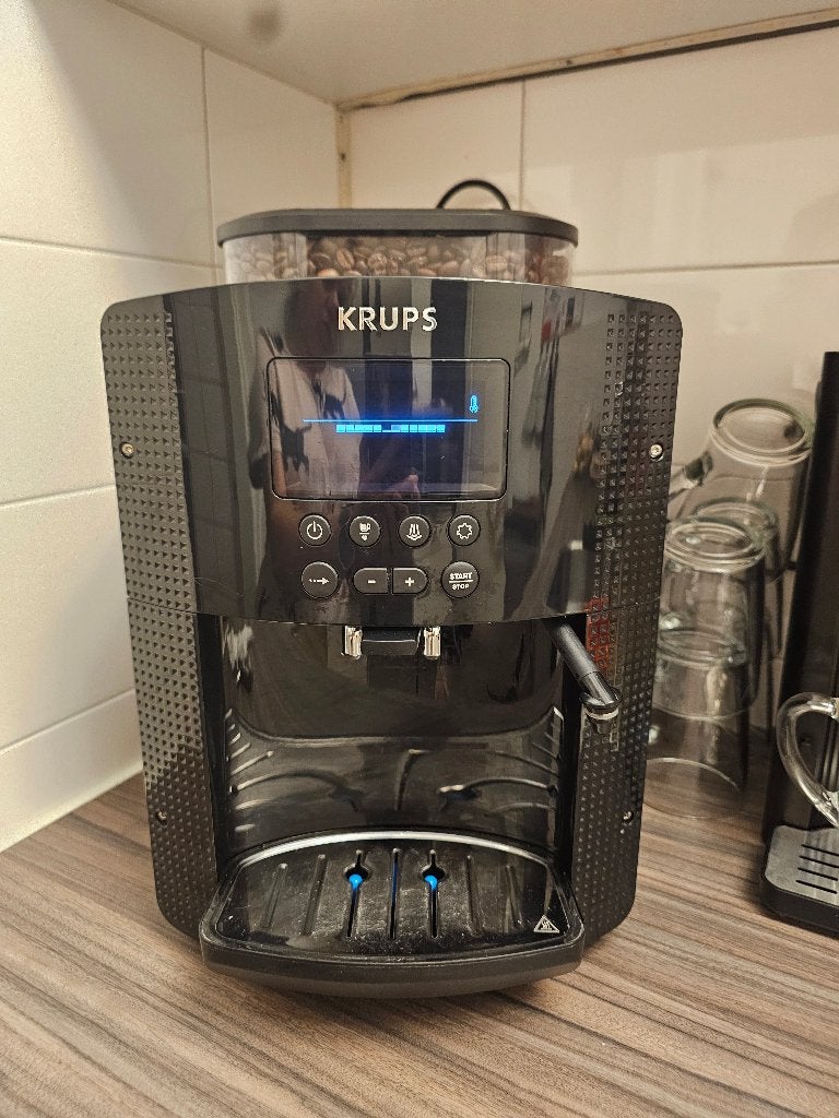 Krups Arabica Automatic EA8160 Volautomatische Koffiemachine, Witgoed en Apparatuur, Ophalen, 10 kopjes of meer, Koffiemachine