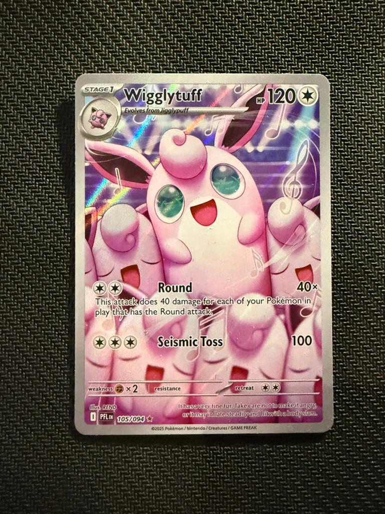 Wigglytuff 105/94 Phantasmal Flames Pokemon, Ophalen, Nieuw, Losse kaart